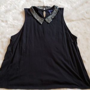 Gap Beaded Collar Tank